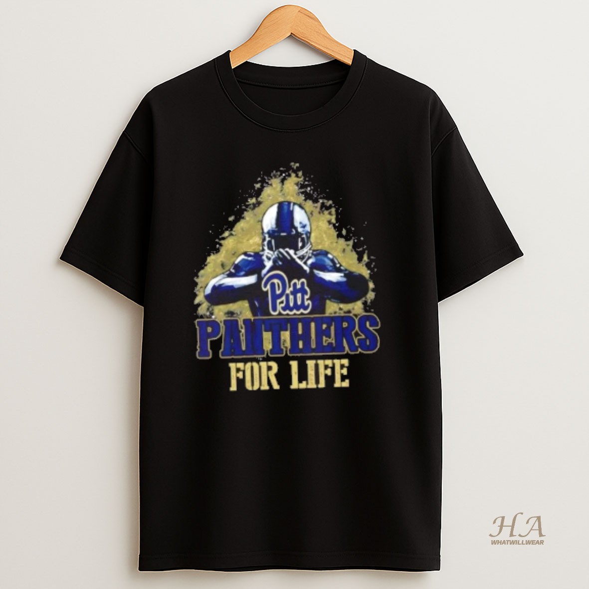 Official Pittsburgh Panthers Football For Life T Shirt