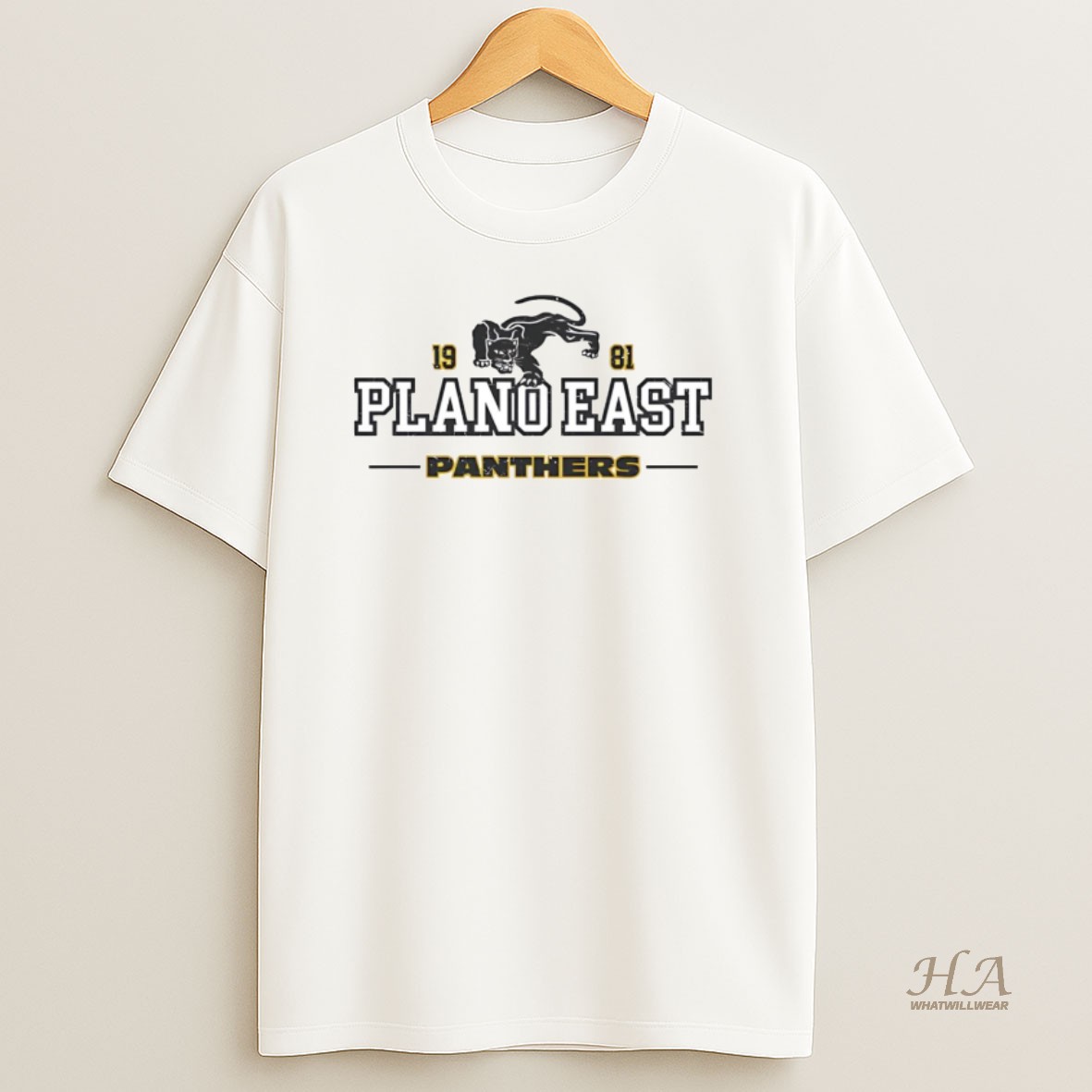 Official Plano East Panthers 1981 T Shirt
