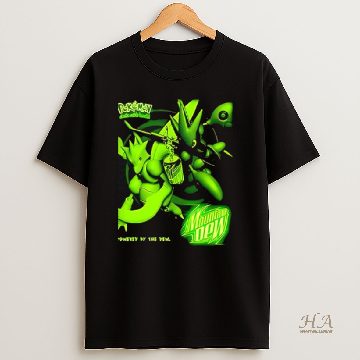 Official Pokemon Scyther X Mountain Dew T Shirt