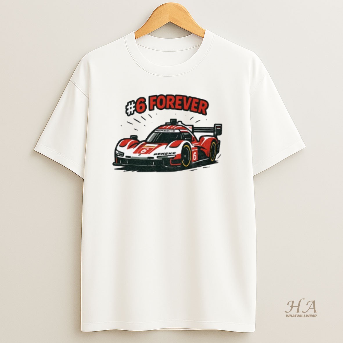 Official Porsche 963 Porsche Penske Motorsport 6 Forever T Shirt