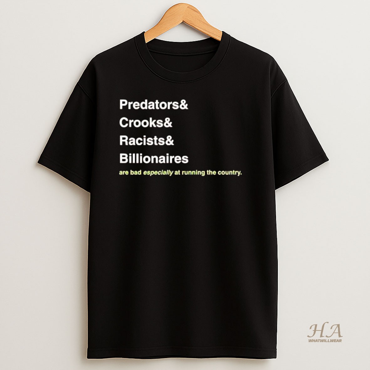 Official Predators Crooks Racists Billionaires T Shirt