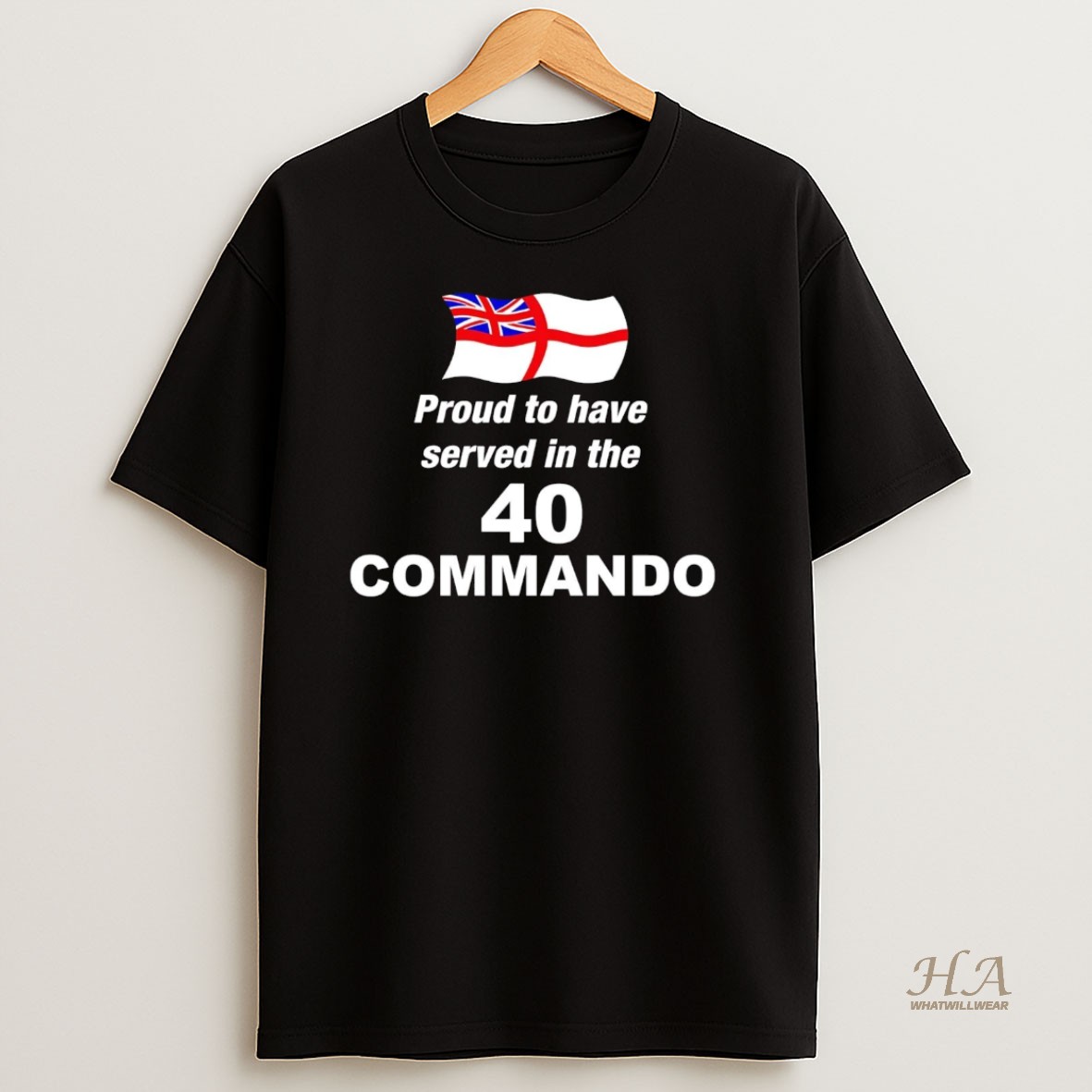 Official Proud To Have Served In The 40 Commando T Shirt