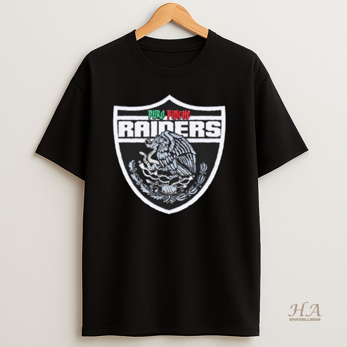 Official Puro Pinche Raiders Logo T Shirt