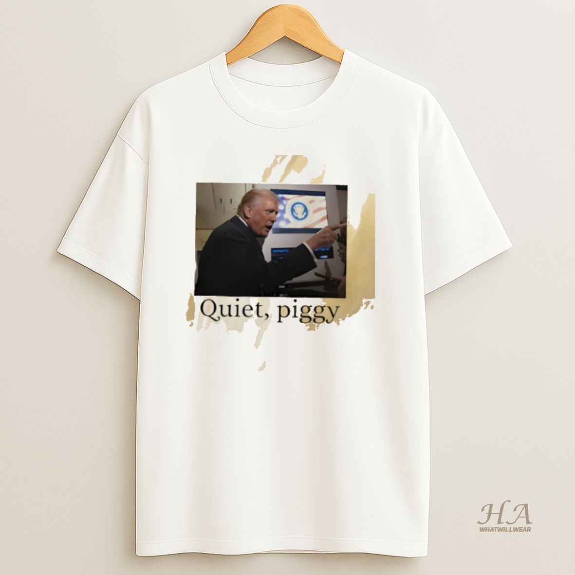 Official Quiet Piggy Trump T Shirt