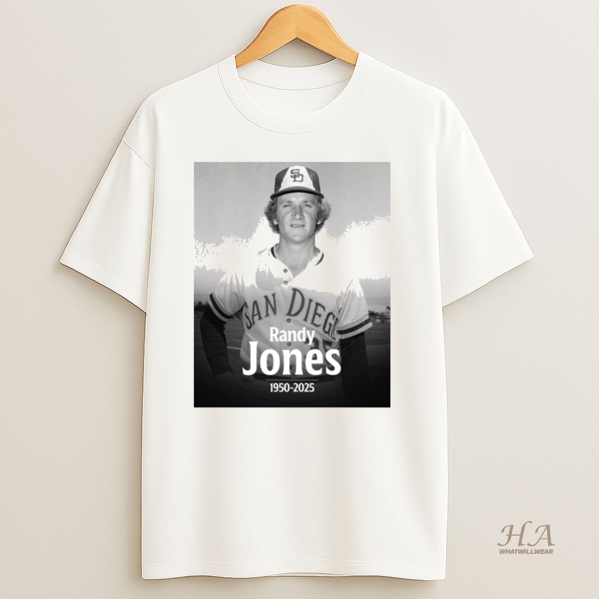 Official Rip Randy Jones Former San Diego Padres 1950 2025 T Shirt