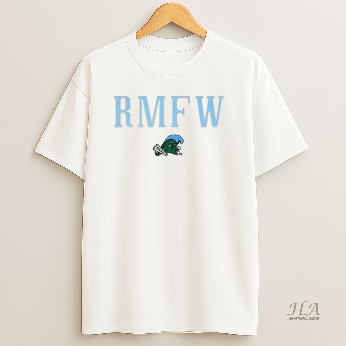 Official Rmfw Tulane Green Wave Ncaa Division I Logo T Shirt