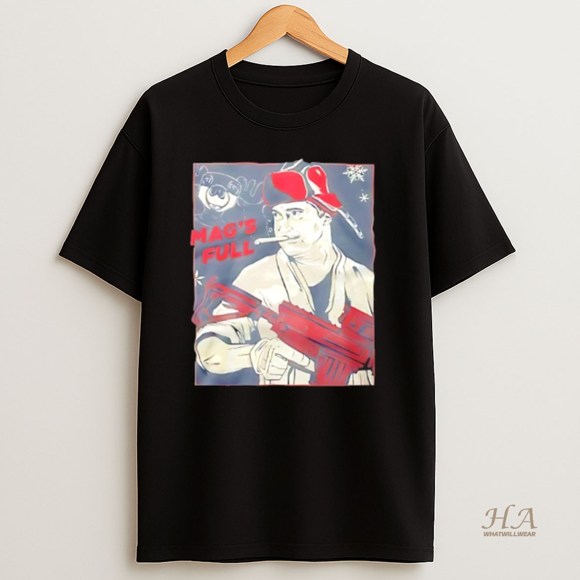 Official Randy Quaid Mags Full Christmas T Shirt