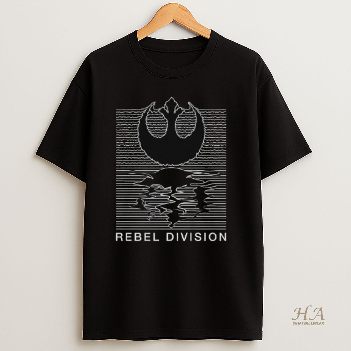 Official Rebel Division Rebel Alliance Joy Divisions Unknown Pleasures T Shirt