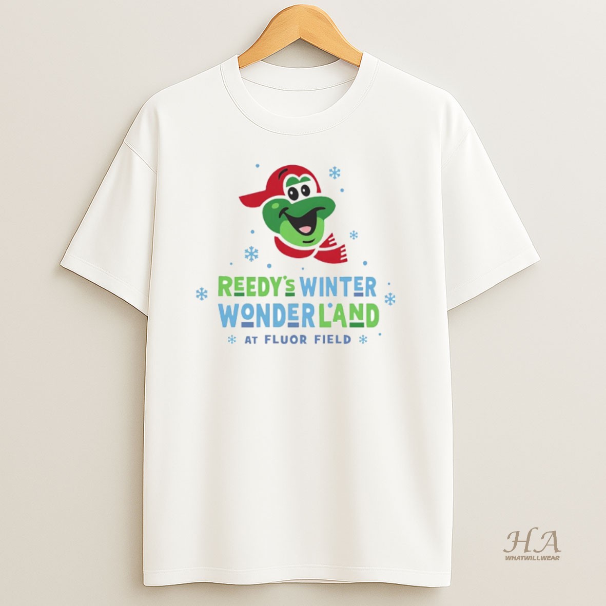 Official Reedy Winter Wonderland At Fluor Field Christmas T Shirt