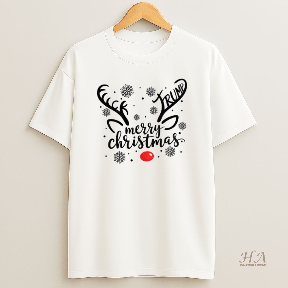 Official Reindeer Anti Trump Democrat Fuck Trump Merry Christmas T Shirt