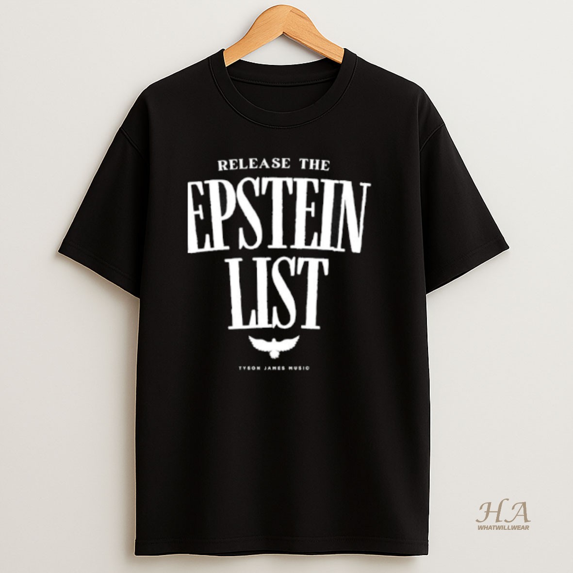 Official Release The Epstein List Tyson James Music T Shirt