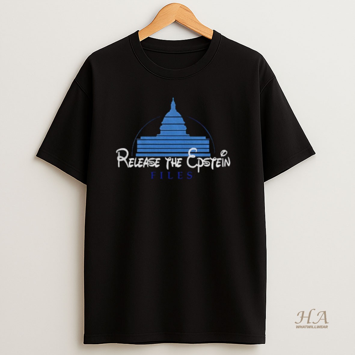 Official Release The Epstein Files Disney Castle Logo T Shirt