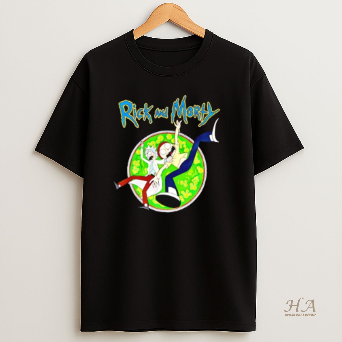 Official Rick And Morty Portal Cartoon T Shirt