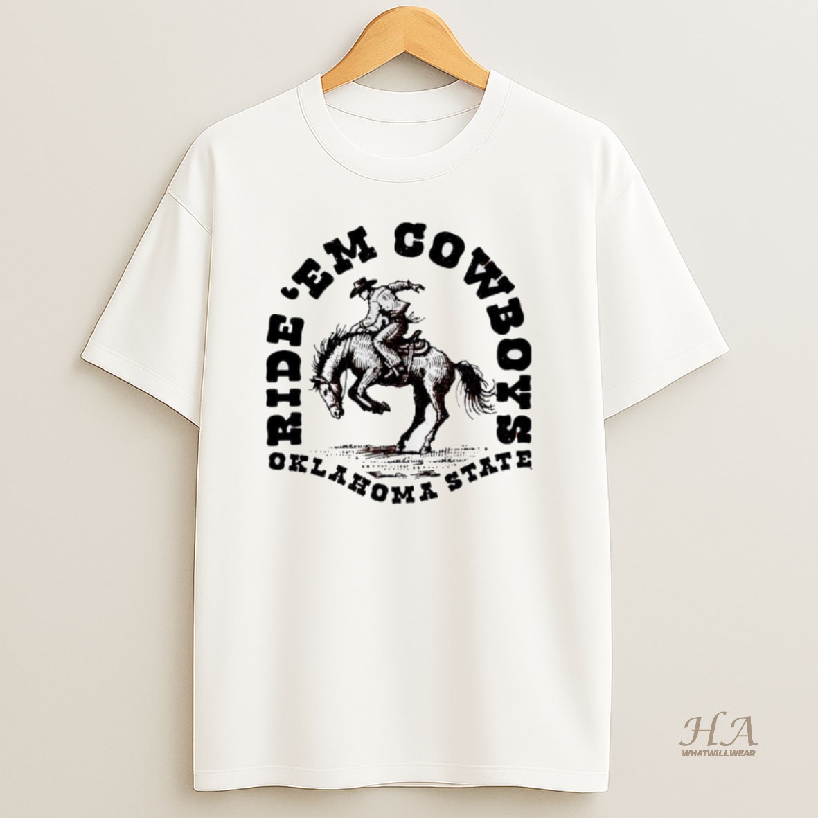 Official Ride Em Cowboys Oklahoma State University T Shirt