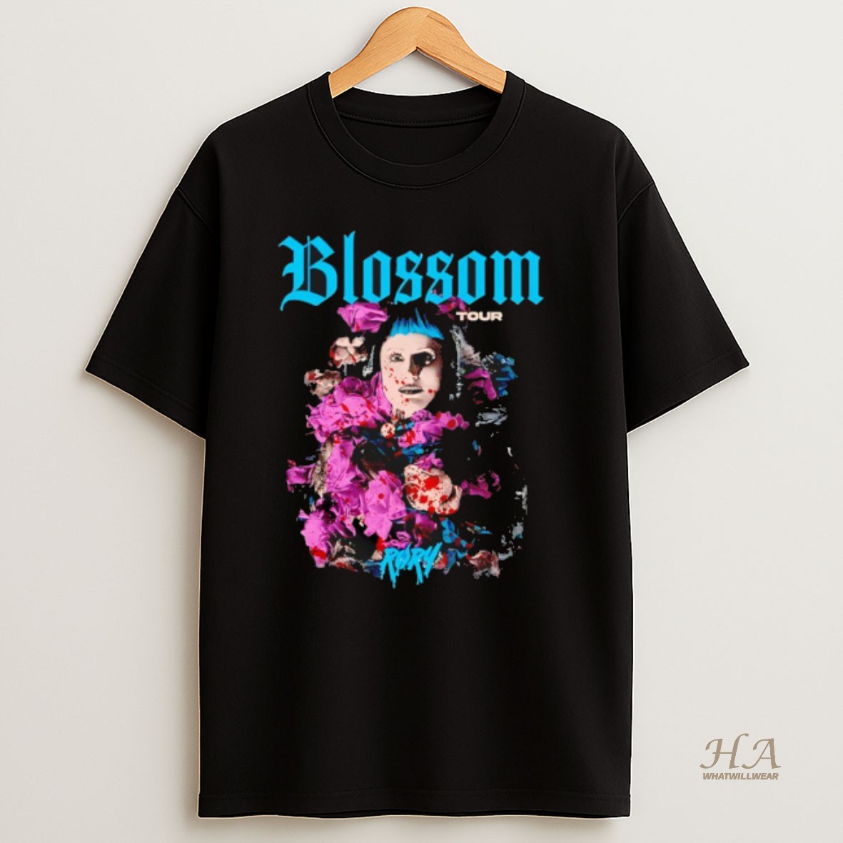Official Rory The Blossom Tour 2025 T Shirt