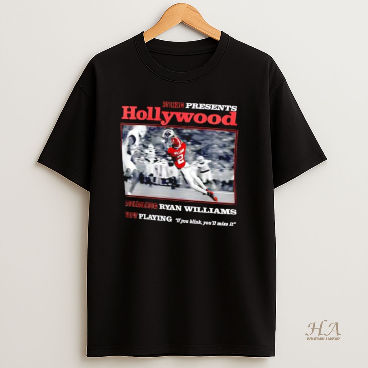 Official Ryan Williams Alabama Hollywood Presents T Shirt