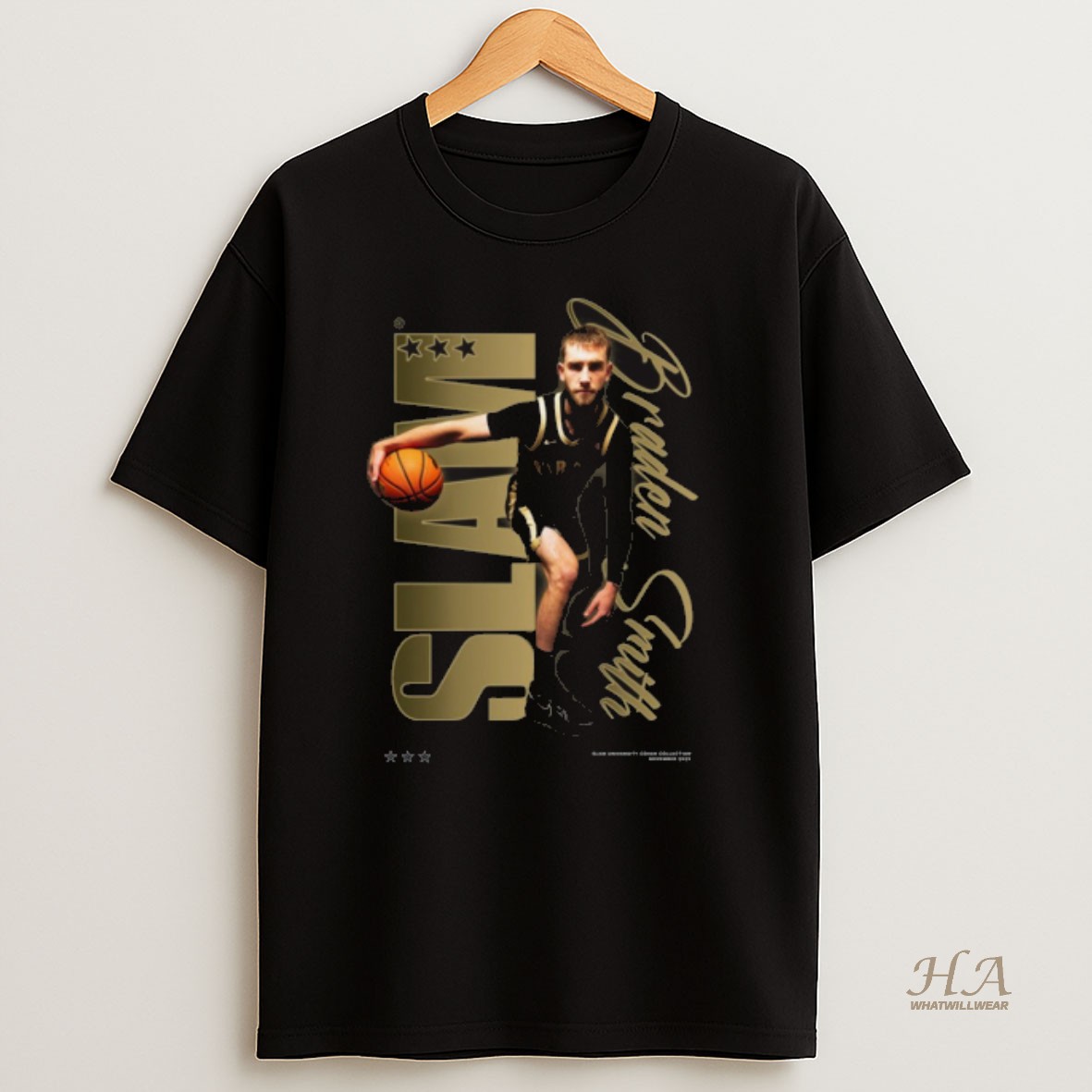 Official Slam U Braden Smith Script Remix Purdue Boilermakers 2025 Shirt