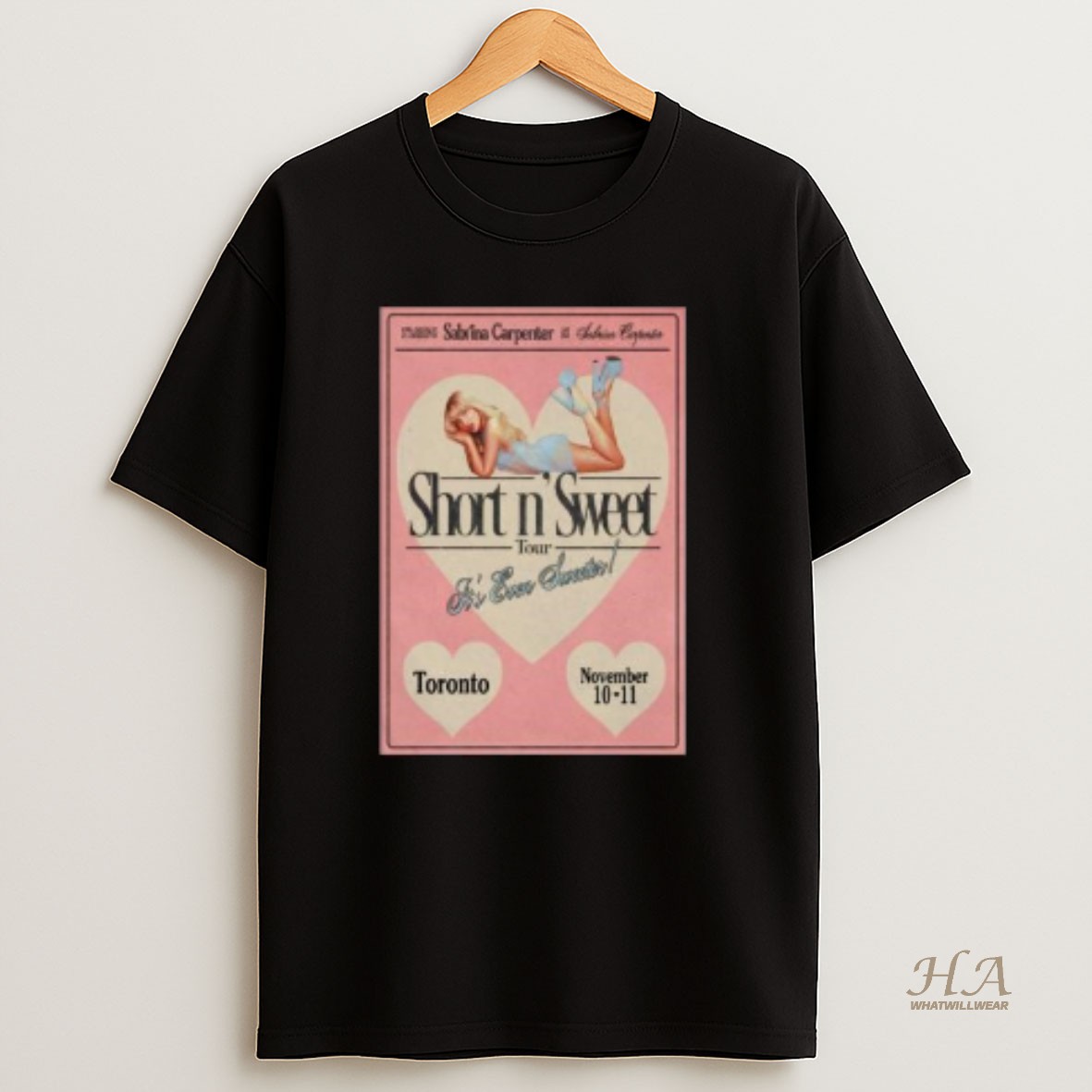 Official Sabrina Carpenter Short N Sweet U S T Shirt