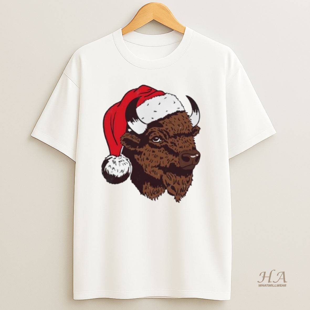 Official Santa Bison Buffalo T Shirt