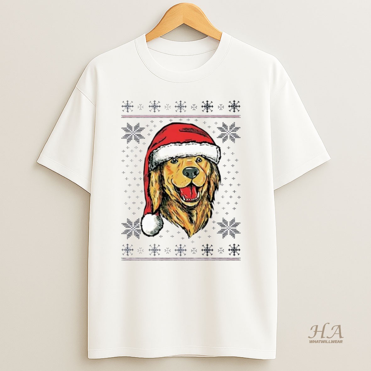 Official Santa Dog Ugly Christmas T Shirt