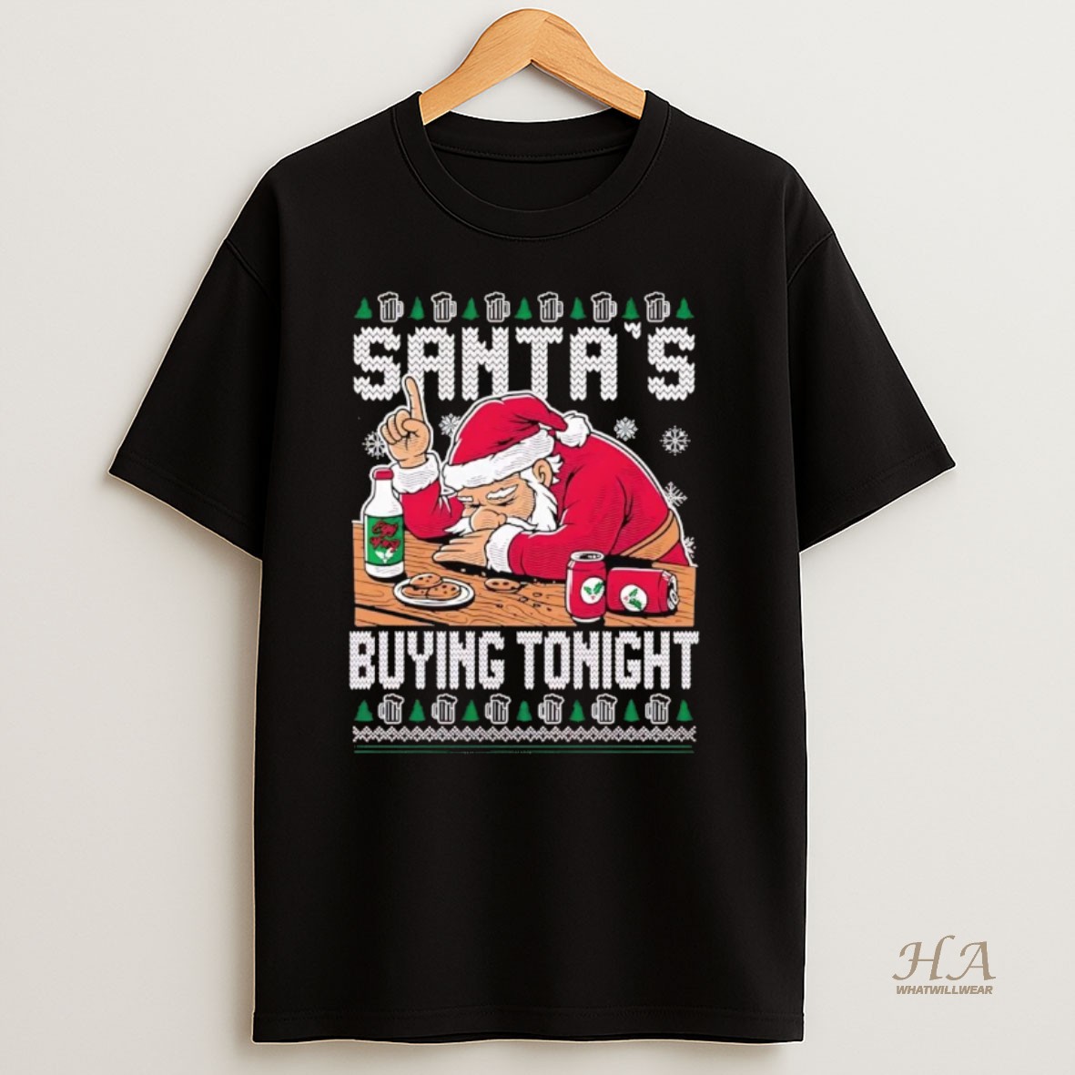 Official Santas Buying Tonight Christmas T Shirt