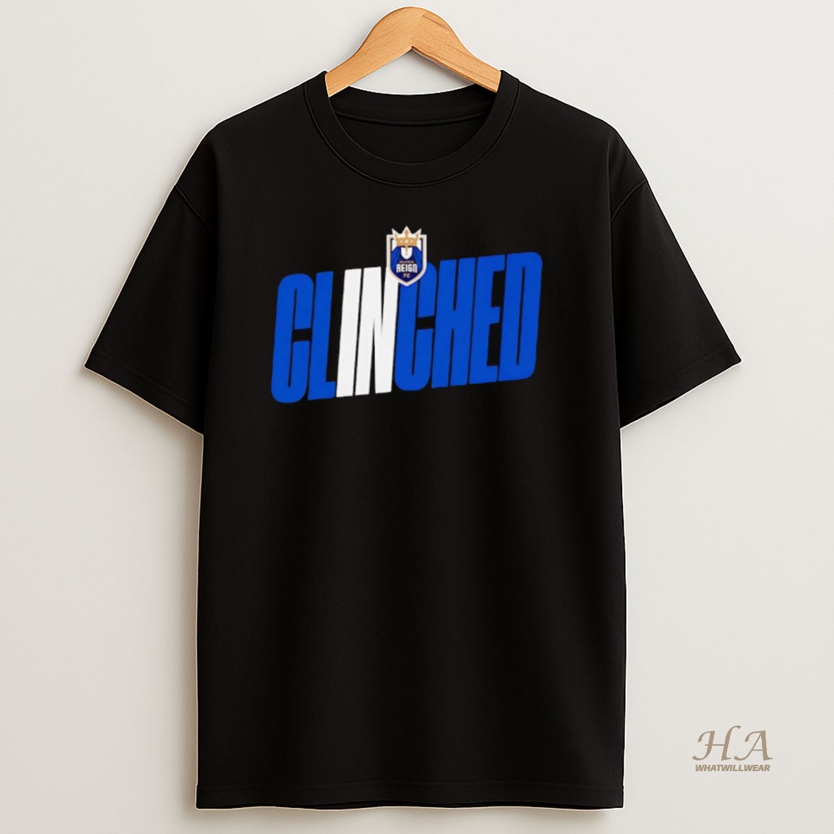 Official Seattle Reign Fc Clinched T Shirt