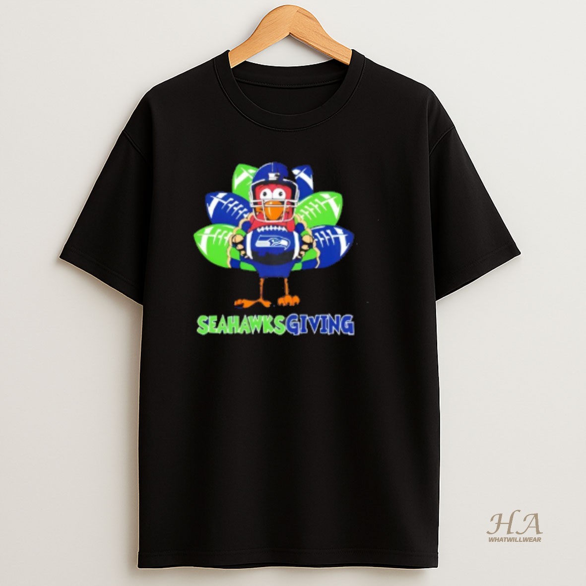 Official Seattle Seahawks Thanksgiving Turkey T Shirt