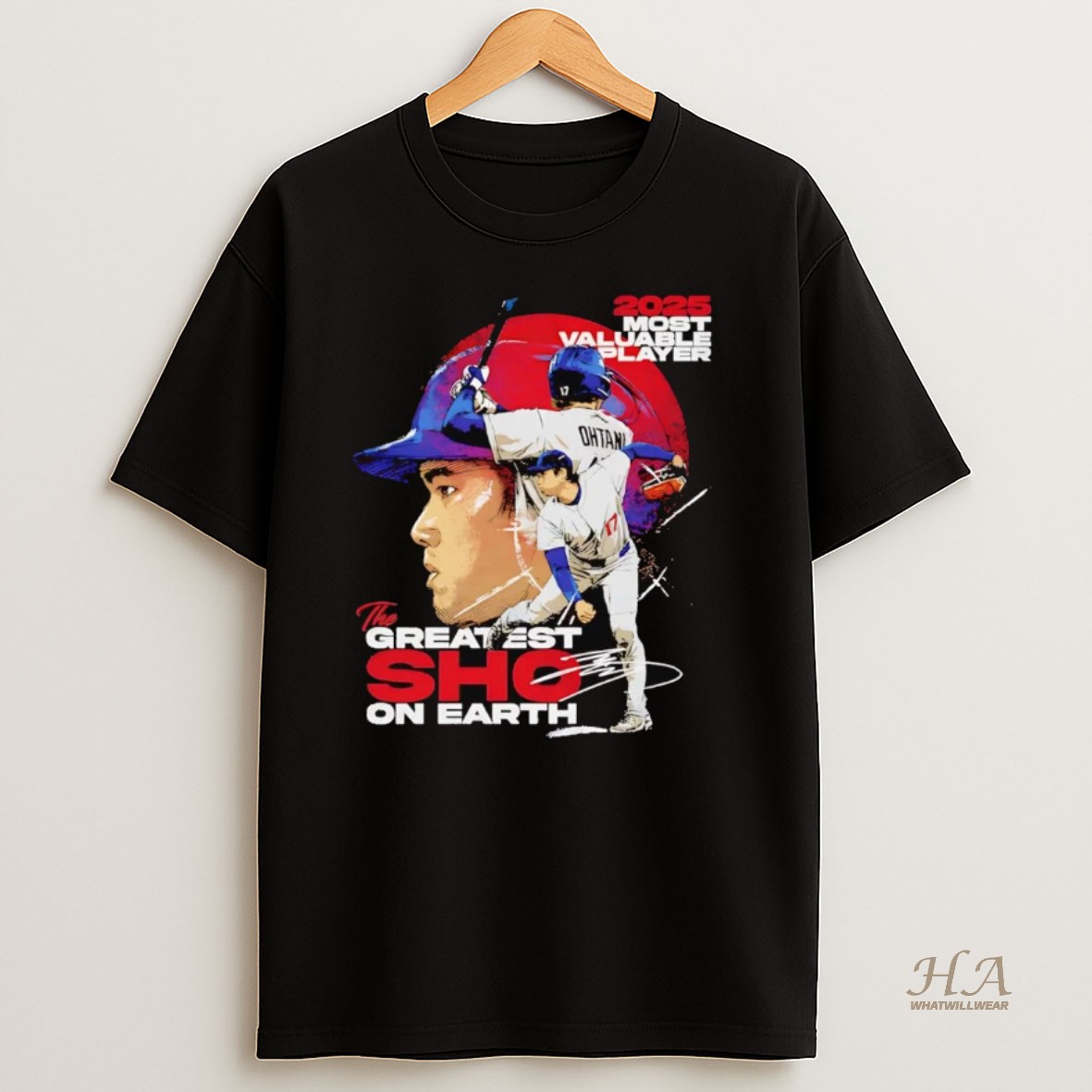 Official Shohei Ohtani 2025 Mvp The Greatest Sho On Earth La Dodgers T Shirt