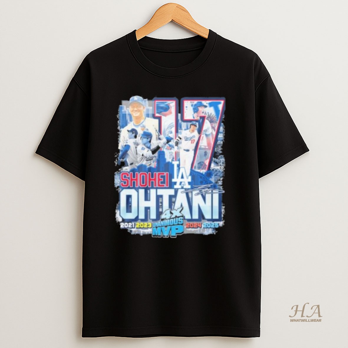 Official Shohei Ohtani 4x Mvp Signature T Shirt