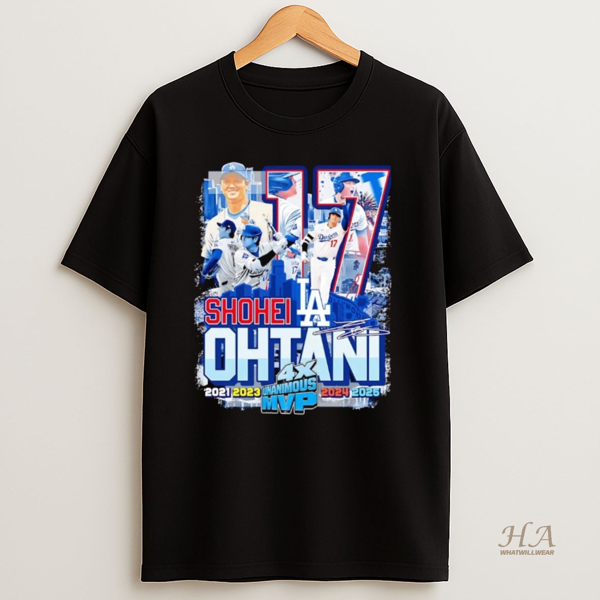 Official Shohei Ohtani 4x Unanimous Mvp 2025 T Shirt
