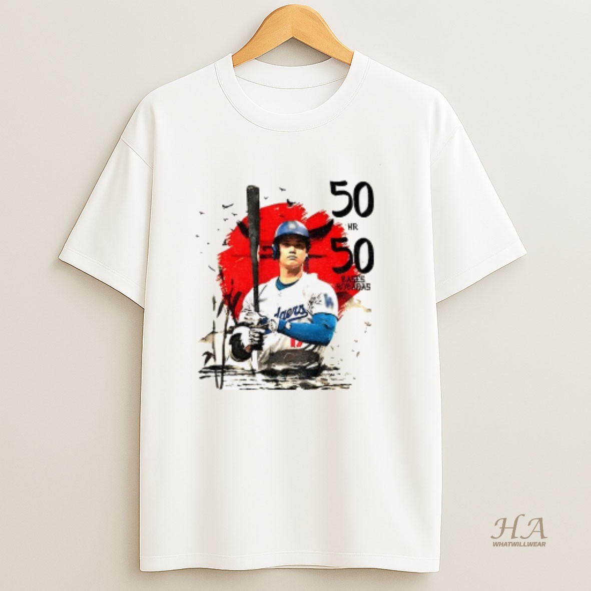 Official Shohei Ohtani 50 Hr 50 Japan Los Angeles Dodgers Mlb Baseball 2025 T Shirt