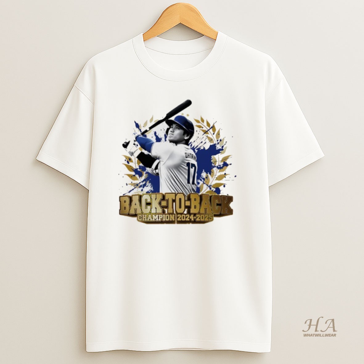 Official Shohei Ohtani Los Angeles Dodgers Back To Back Champion 2024 2025 T Shirt