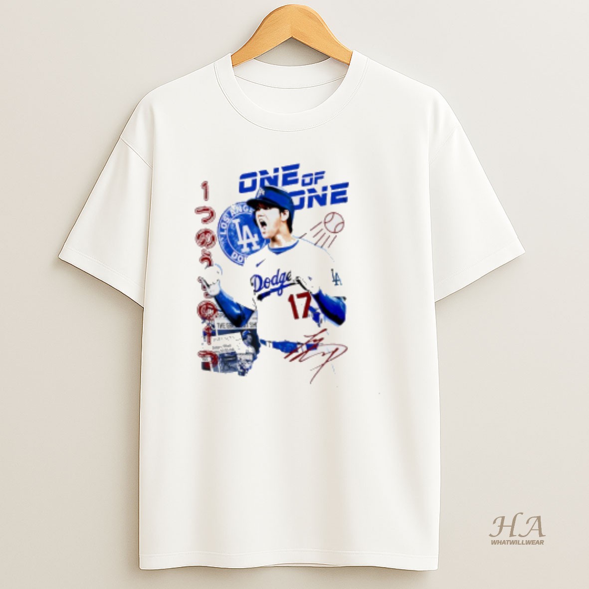 Official Shohei Ohtani Los Angeles Dodgers One Of One Champions T Shirt