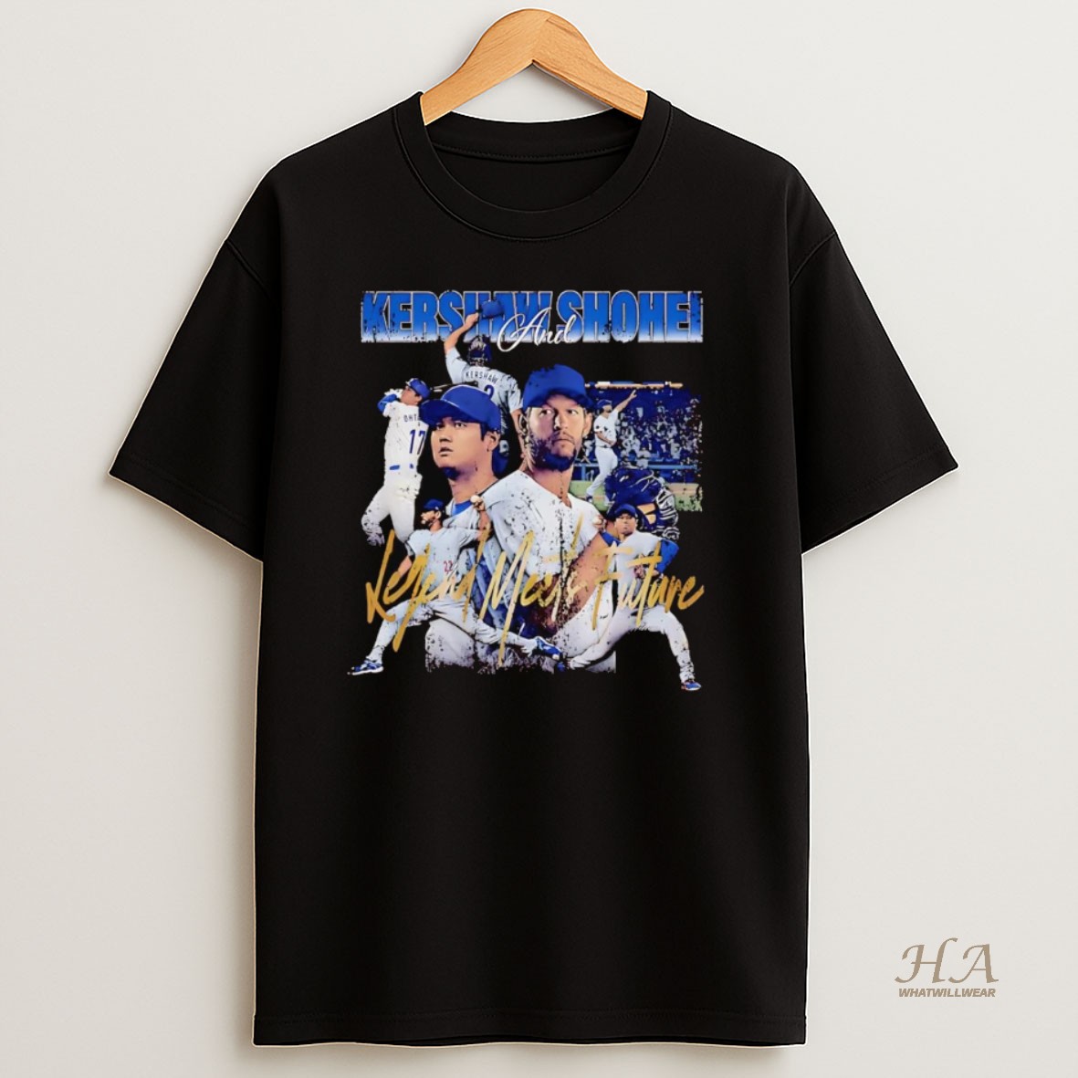 Official Shohei Ohtani And Clayton Kershaw La Dodgers Legend Meets Future T Shirt
