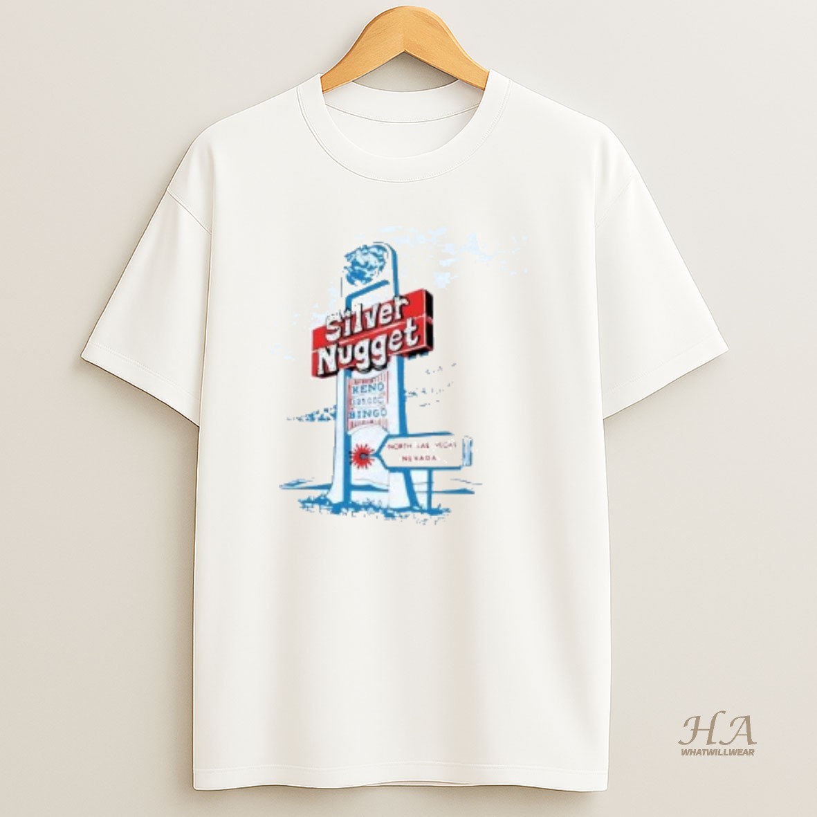 Official Silver Nugget Casino Keno Bingo North Las Vegas Nevada T Shirt