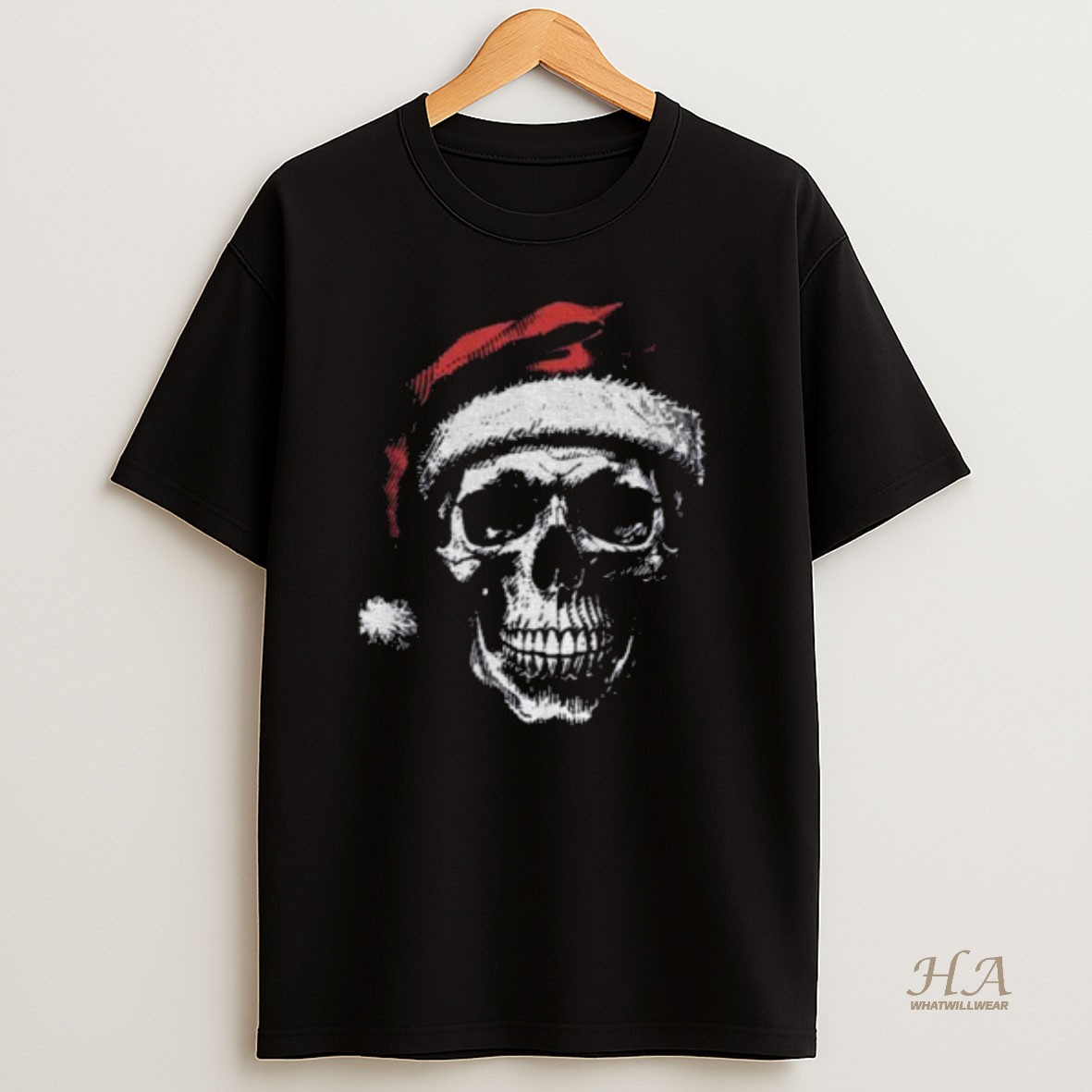 Official Skeleton Santa Gothic Christmas T Shirt