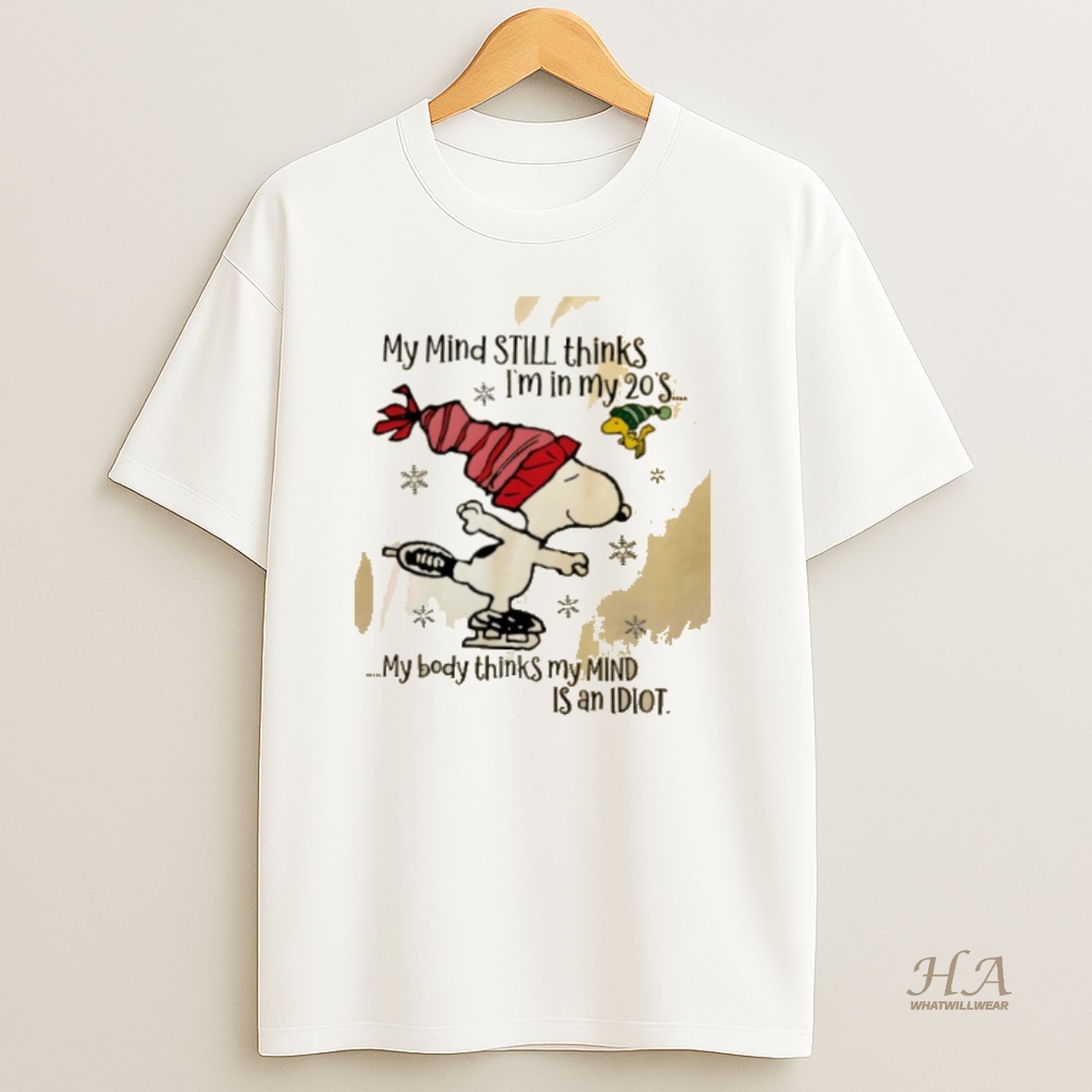 Official Snoopy My Mind Still Thinks Im In My 20 T Shirt