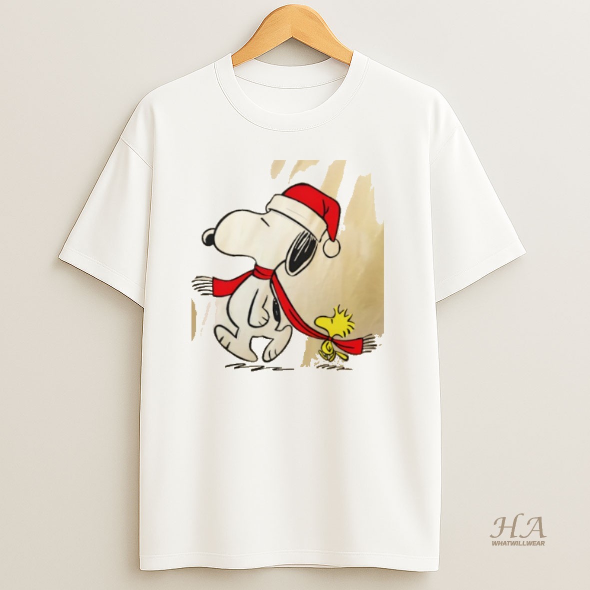 Official Snoopy Walking In Winter T Shirt