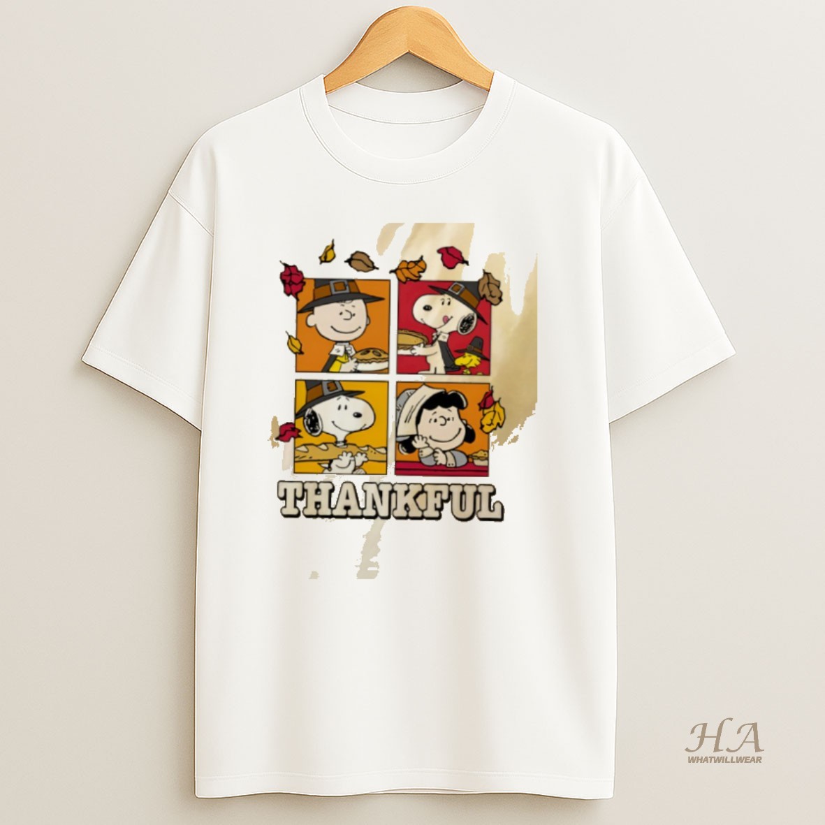 Official Snoopy And Family Thankful T Shirt