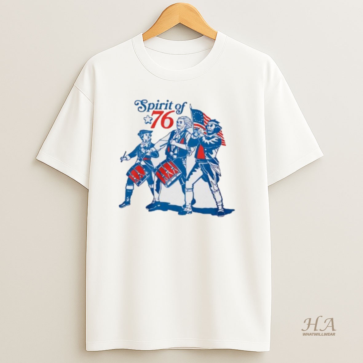 Official Spirit Of 76 4th Of July Patriotic T Shirt
