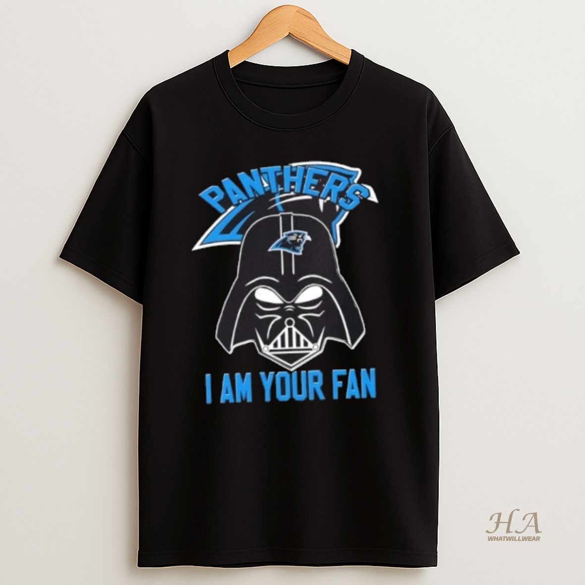 Official Star Wars Darth Vader I Am Carolina Panthers Fan T Shirt