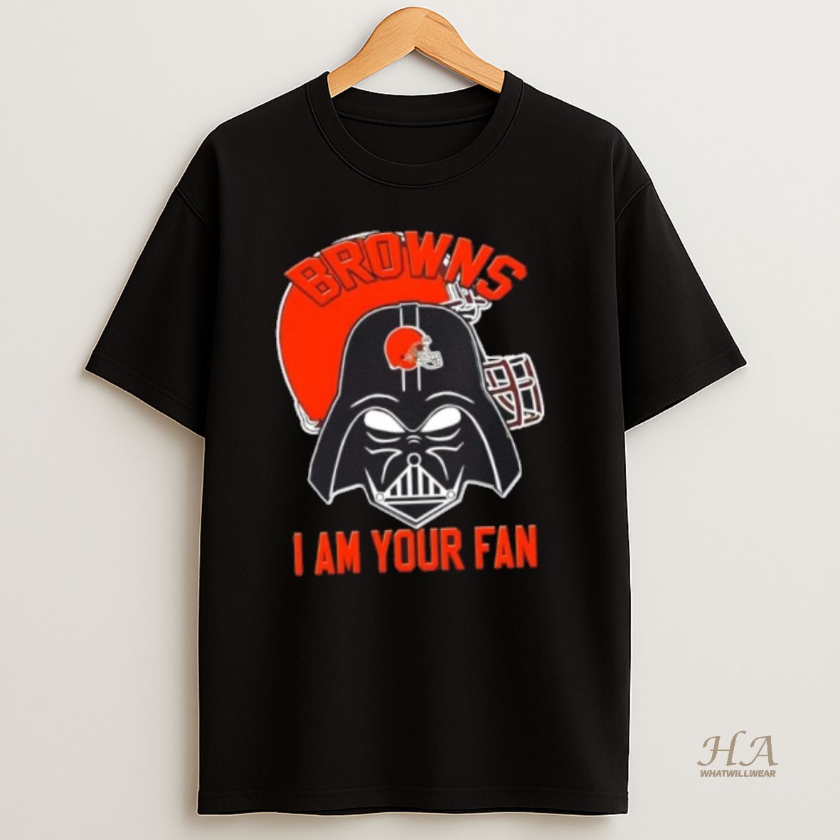 Official Star Wars Darth Vader I Am Cleveland Browns Fan T Shirt