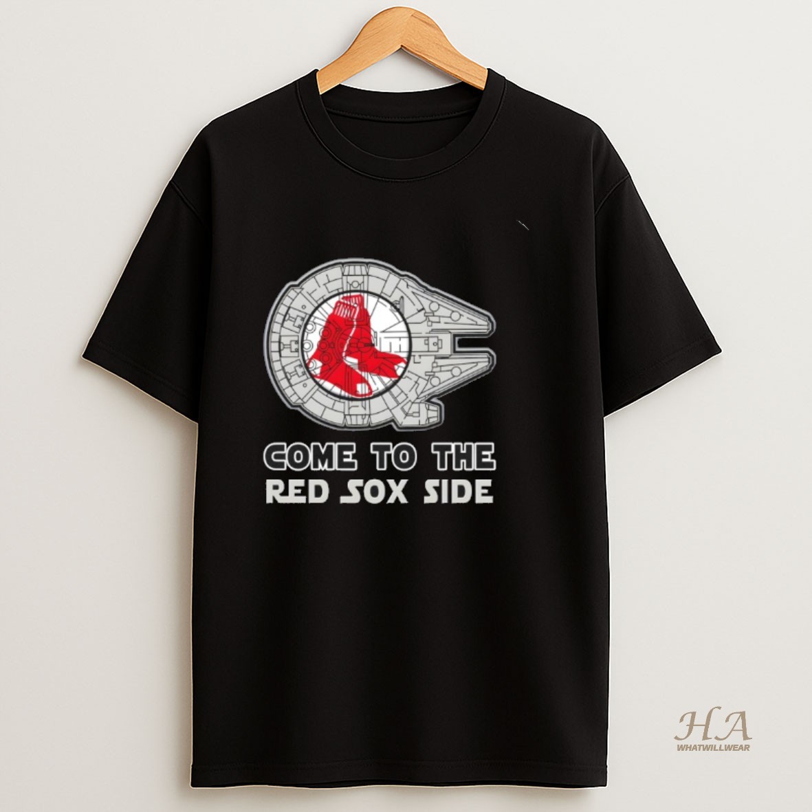 Official Star Wars Come To The Boston Red Sox Side T Shirt