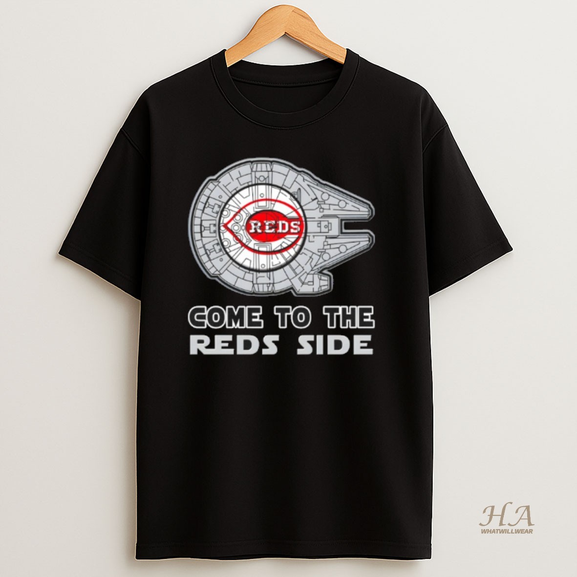 Official Star Wars Come To The Cincinnati Reds Side T Shirt