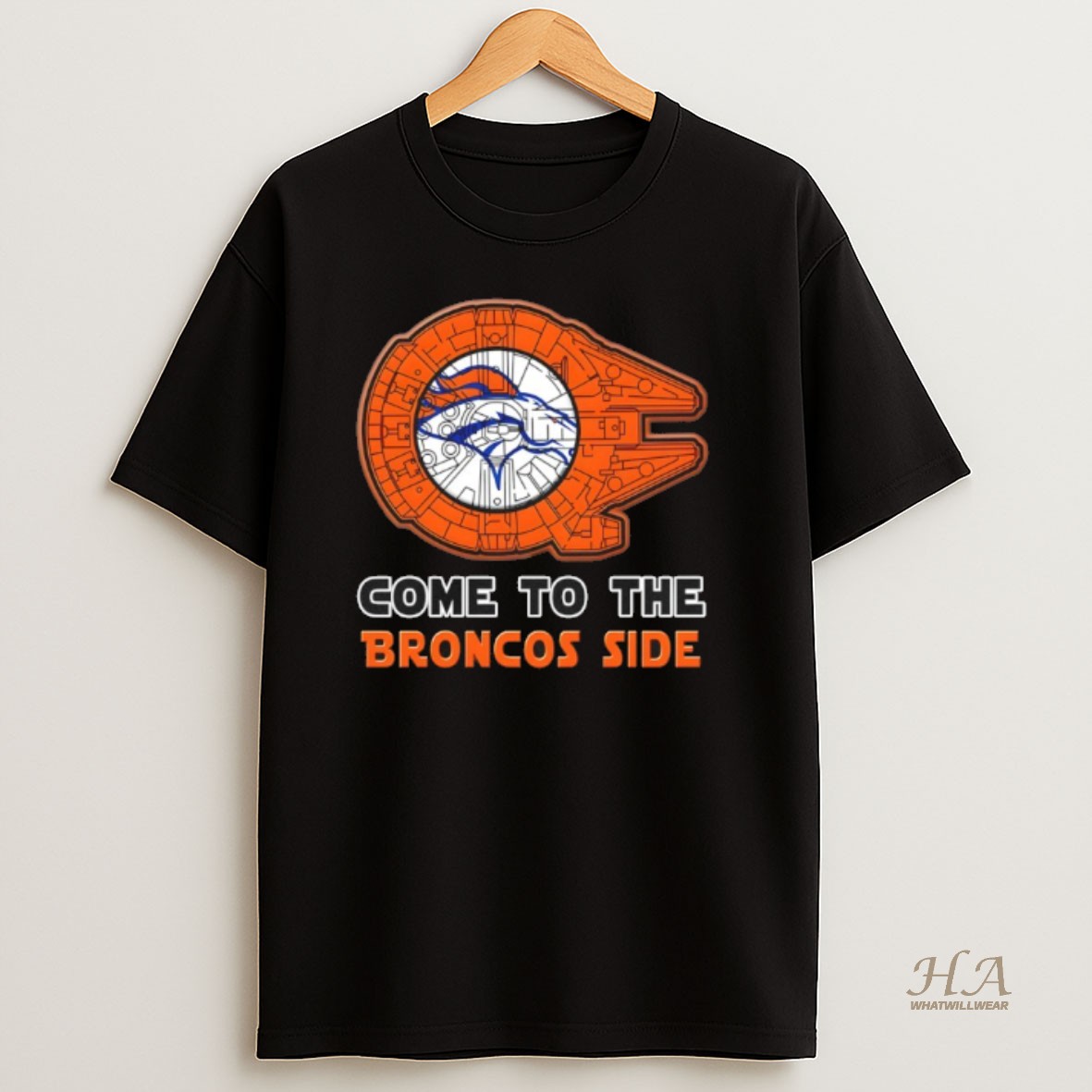 Official Star Wars Come To The Denver Broncos Side T Shirt