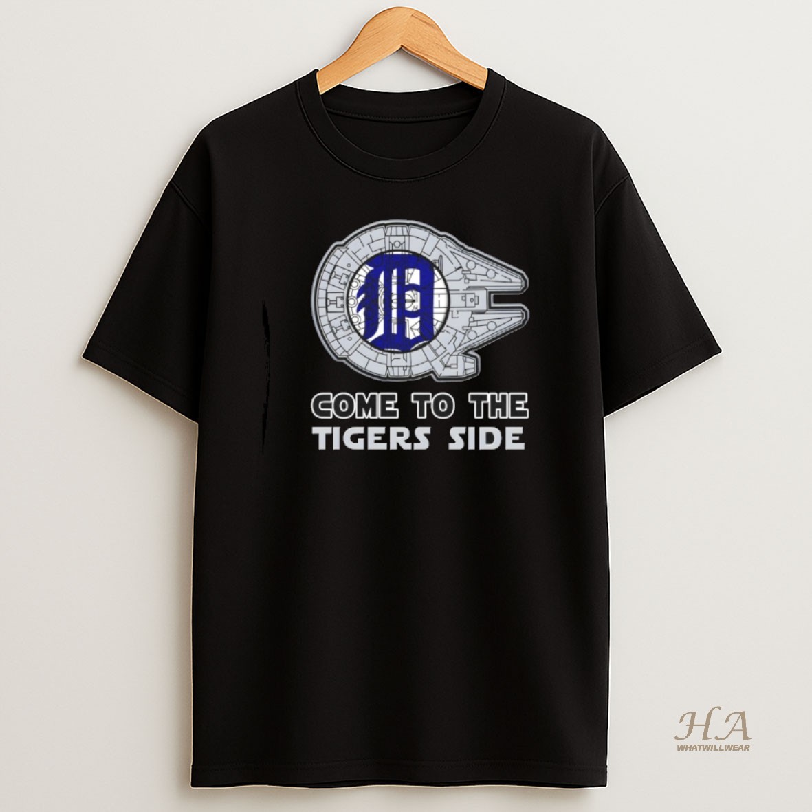 Official Star Wars Come To The Detroit Tigers Side T Shirt