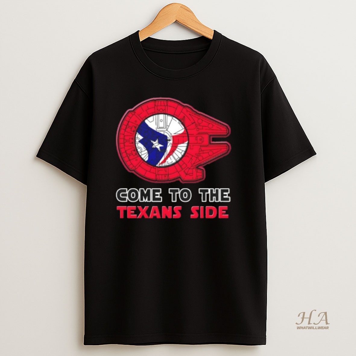 Official Star Wars Come To The Houston Texans Side T Shirt