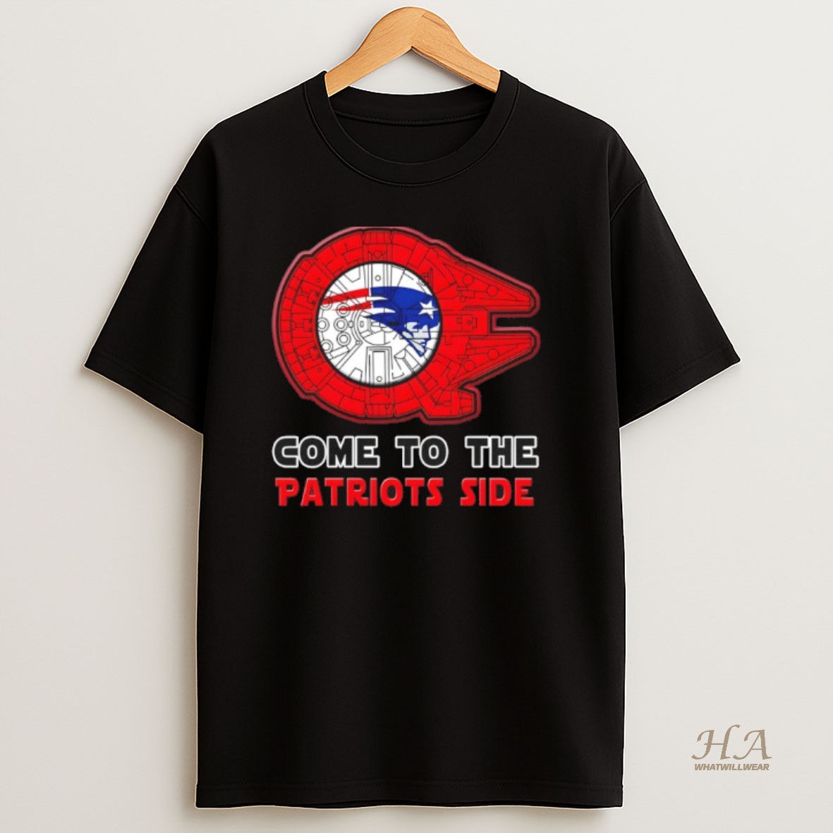 Official Star Wars Come To The New England Patriots Side T Shirt