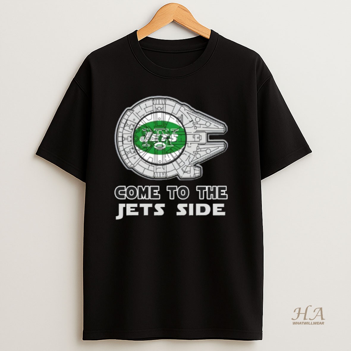 Official Star Wars Come To The New York Jets Side T Shirt