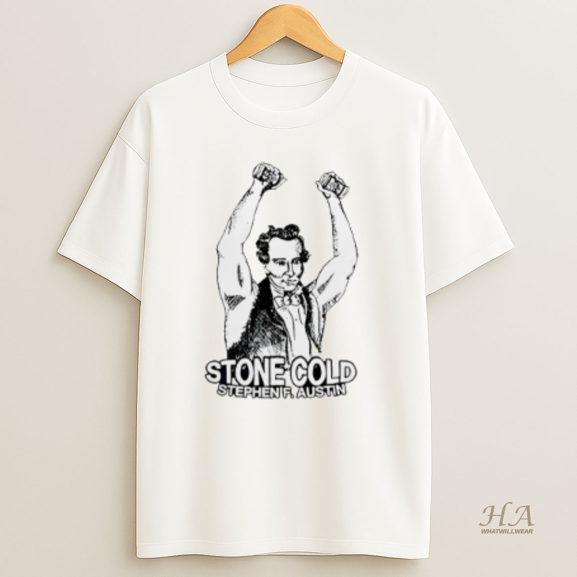Official Stephen F Austin Stone Cold Parody Cartoon T Shirt